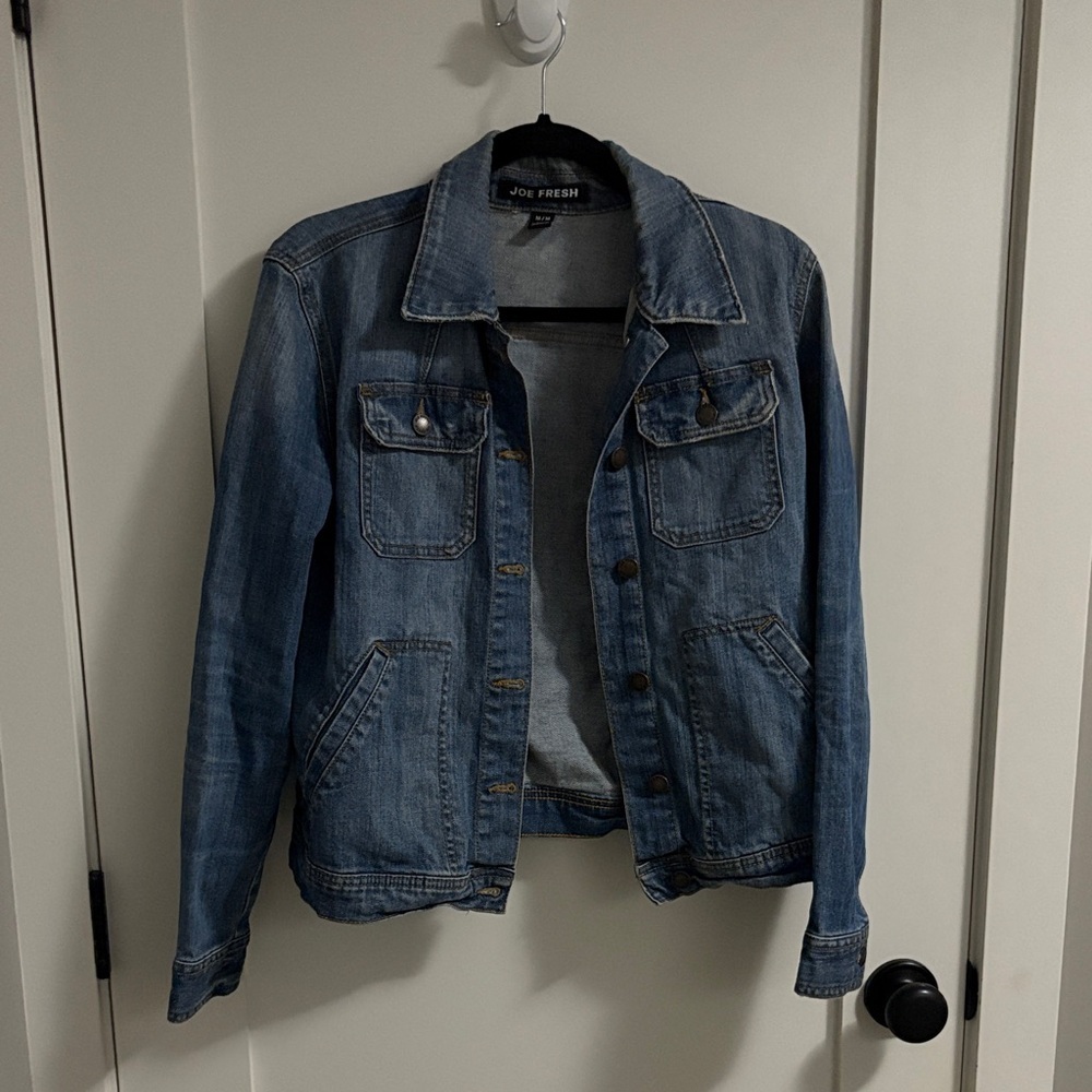 Joe Fresh Classic Blue Denim Jacket size M